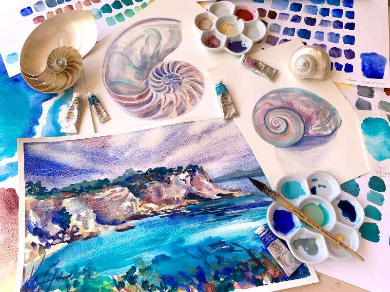 Coastal Collection Watercolour Workshop