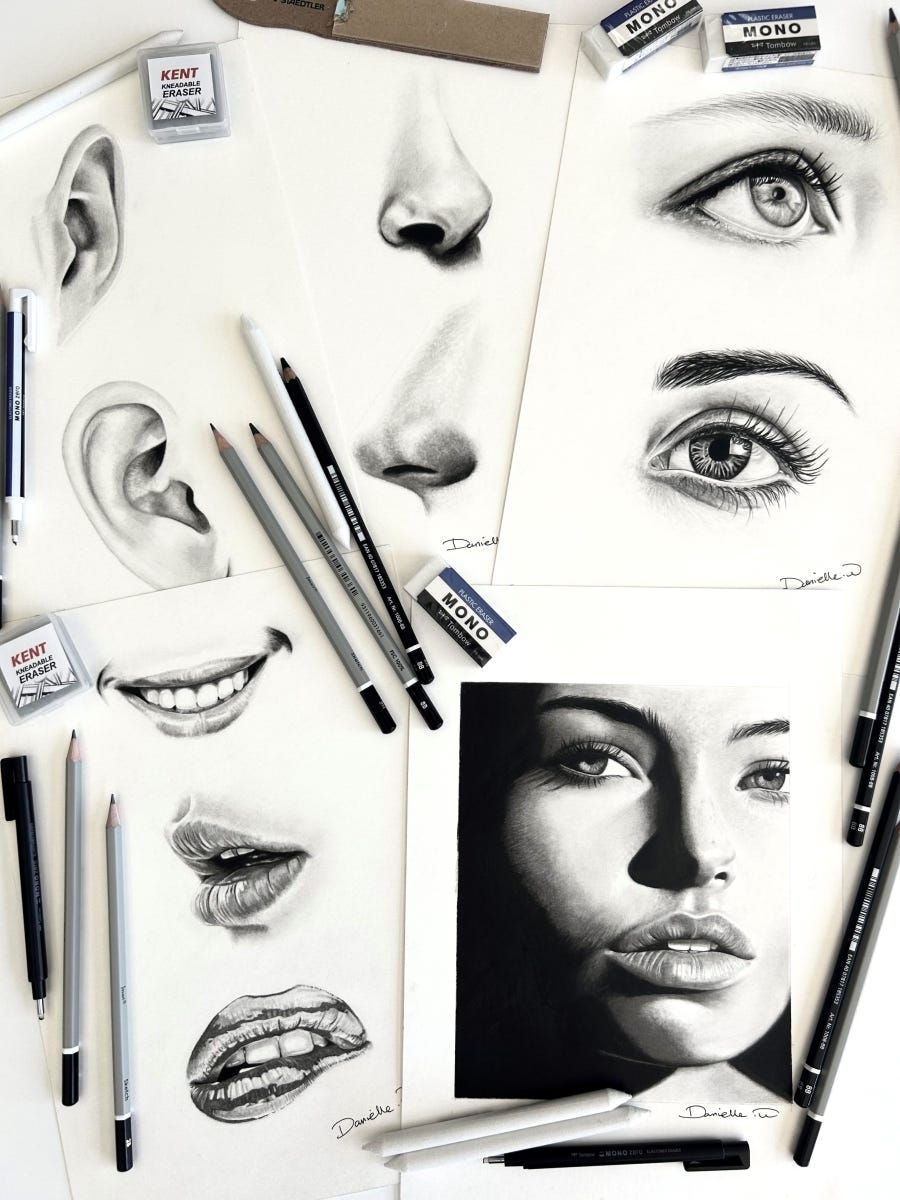Graphite Techniques Drawing Workshop Series with Dani White