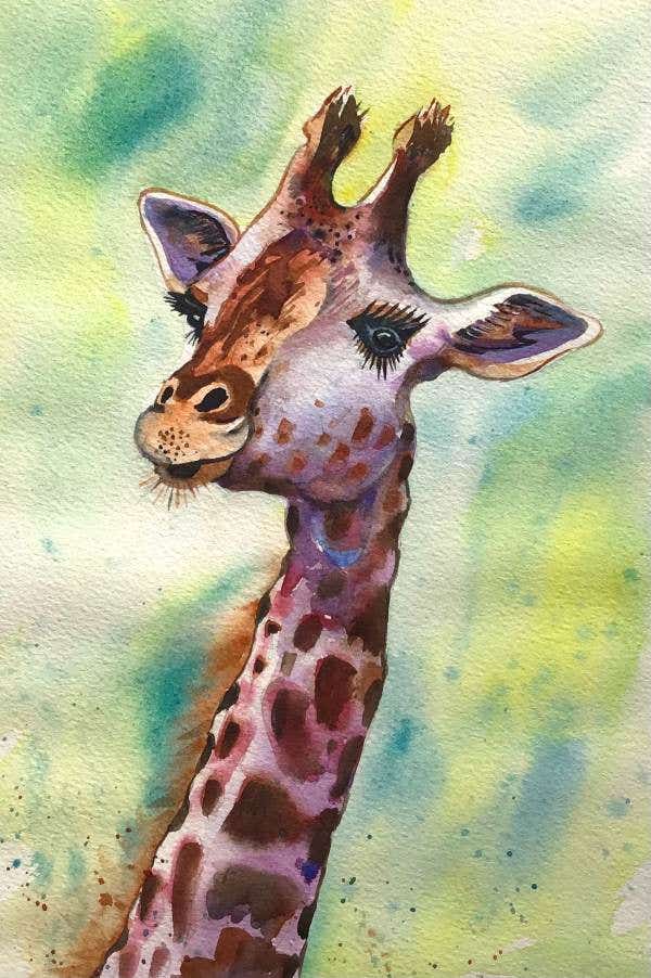 Giraffe Watercolour Workshop