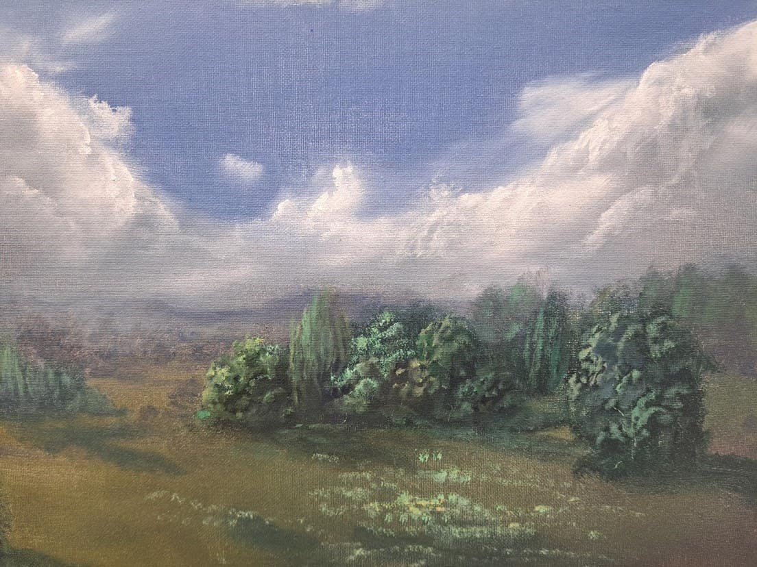 Bob Ross Landscape Water Mixable Oil Painting Workshop