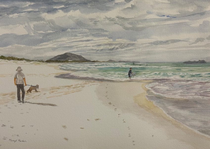 A Stormy Day Walk Watercolour Workshop