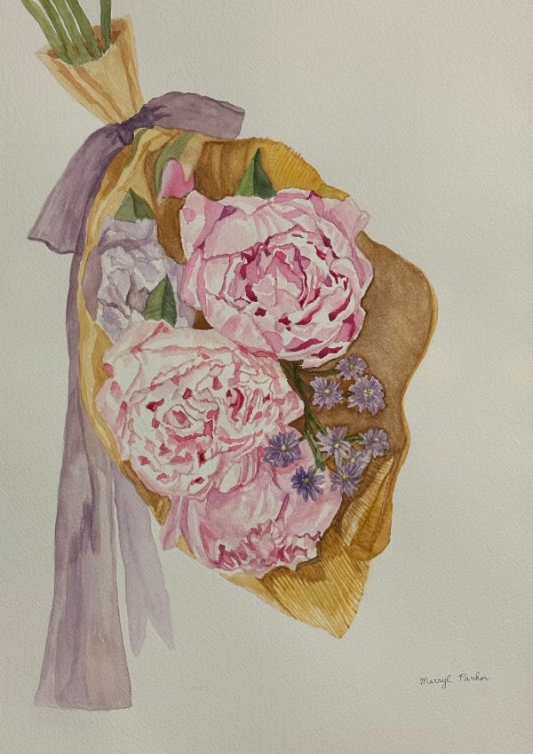 A Bouquet of Peonies Watercolour Workshop A Bouquet of Peonies Watercolour Workshop