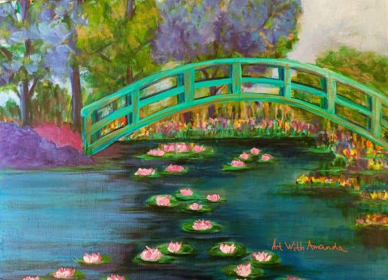 Monet's Garden - Acrylic Workshop