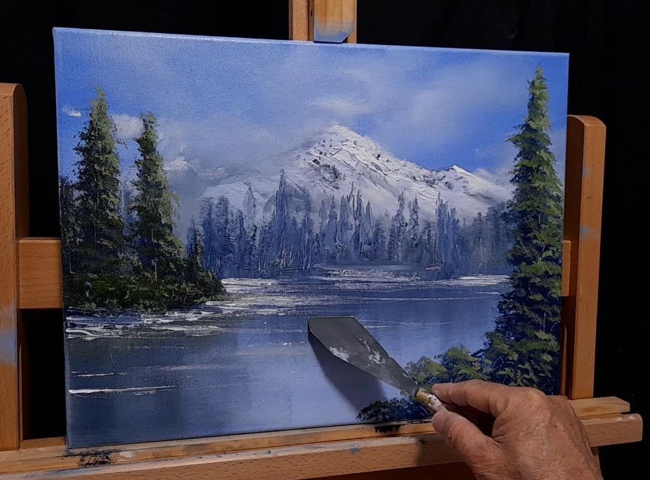 Mountain Landscape Oil Painting Workshop}}