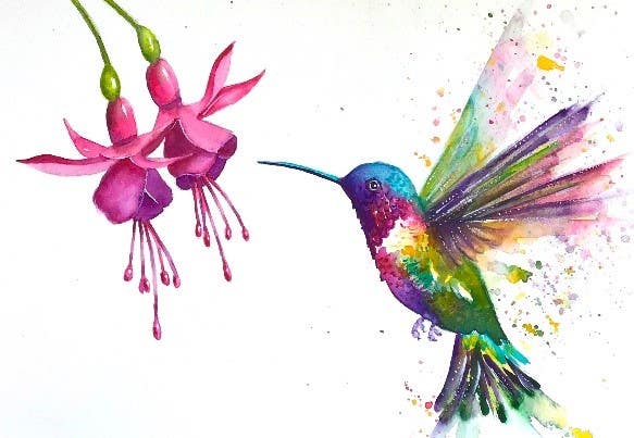 Watercolour Workshop - Hummingbird